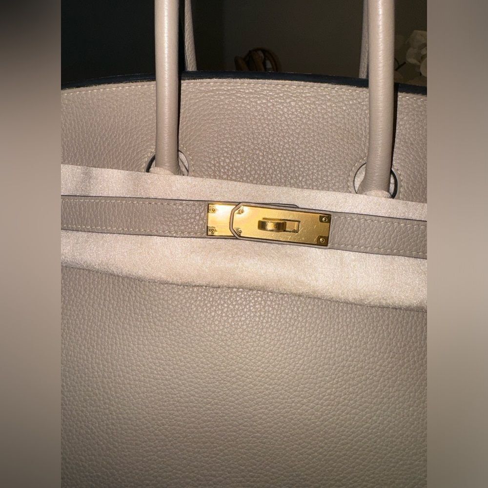 Birkin 35 Gris Tourterelle Togo Leather GHW - Picture 8 of 8